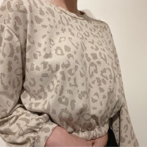 Cheetah Print Crop Top